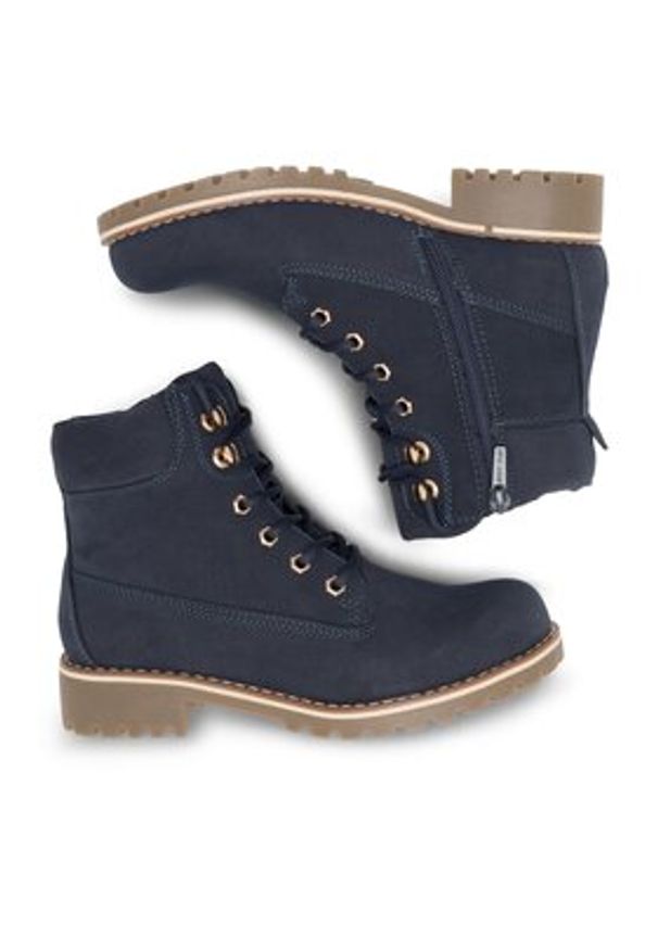 Jenny Fairy Trzewiki WS722-28G Granatowy. Kolor: niebieski. Materiał: syntetyk