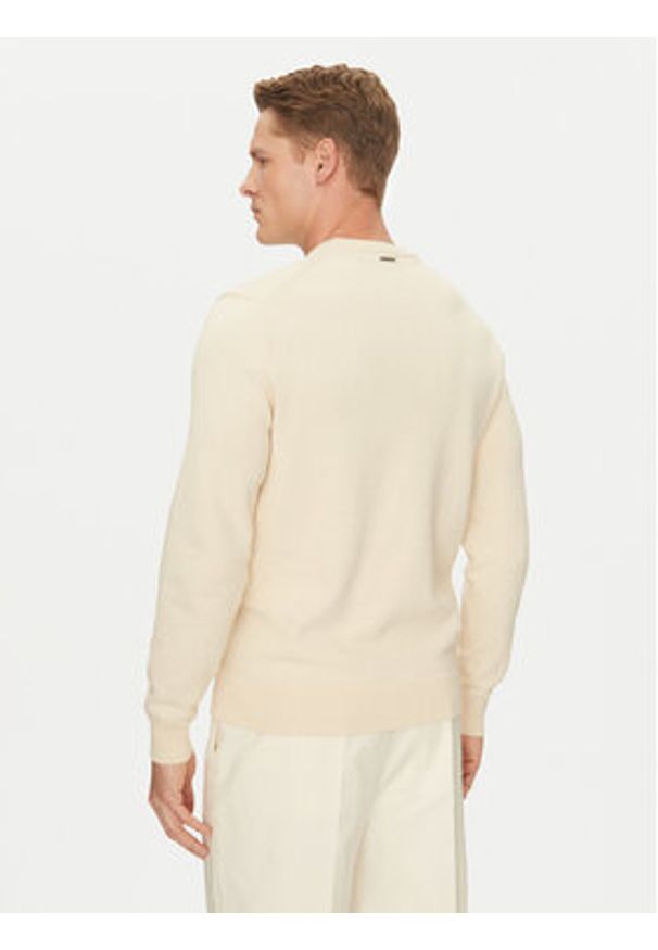 Marciano Guess Sweter 5GHR06 5862Z Beżowy Regular Fit. Kolor: beżowy. Materiał: syntetyk