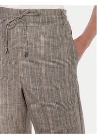 Marella Spodnie materiałowe Elodia 2523136071 Szary Regular Fit. Kolor: szary. Materiał: wiskoza