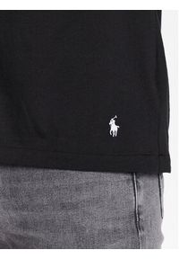 Polo Ralph Lauren T-Shirt 714899613004 Czarny Regular Fit. Typ kołnierza: polo. Kolor: czarny. Materiał: bawełna #5