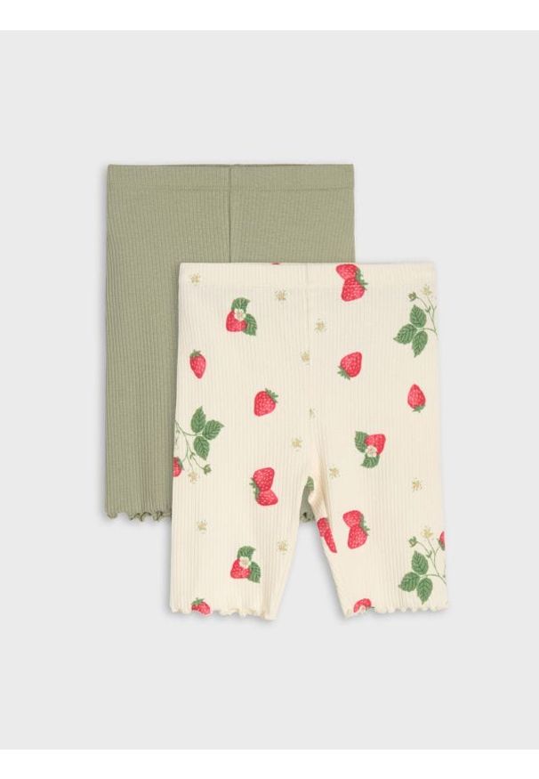 Sinsay - Bawełniane kolarki 2 pack - wielobarwny. Materiał: bawełna