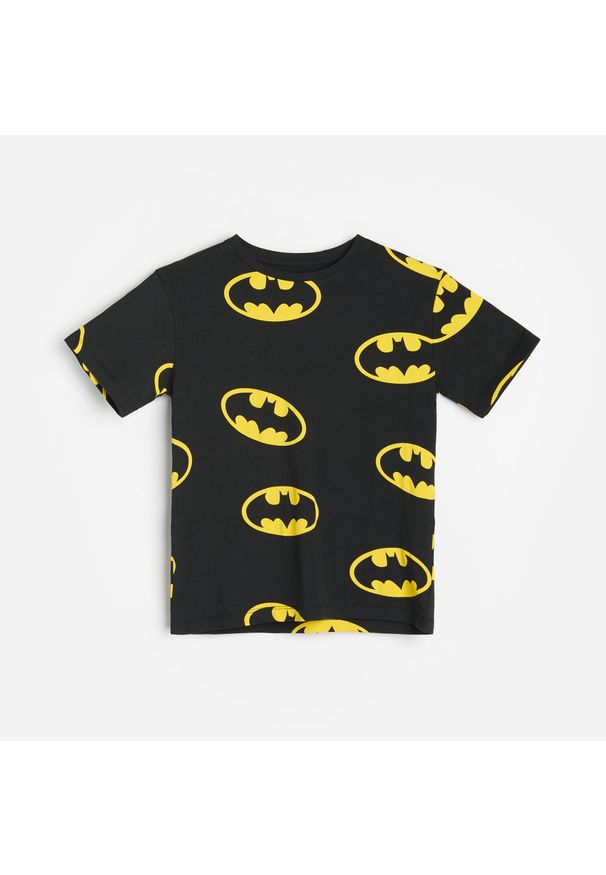 Reserved - T-shirt ze wzorem Batman - Czarny. Kolor: czarny. Wzór: motyw z bajki