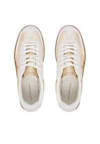 TOMMY HILFIGER - Tommy Hilfiger Sneakersy Mu Jackie Metallic FW0FW09026 Złoty. Kolor: złoty. Materiał: skóra #4