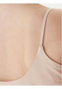 Guess Top V5GP22 J1314 Beżowy Slim Fit. Kolor: beżowy. Materiał: bawełna #3