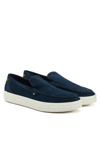 TOMMY HILFIGER - Tommy Hilfiger Mokasyny FM0FM05354 Granatowy. Kolor: niebieski. Materiał: zamsz, skóra