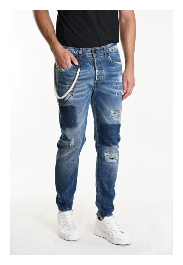 Xagon Man Jeansy | P25032UMR251 | Mężczyzna | Niebieski. Okazja: na co dzień. Kolor: niebieski. Styl: casual, klasyczny, elegancki