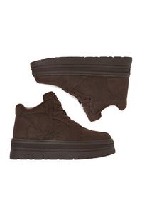 Roxy Sneakersy CEO-WSS21655-02 Brązowy. Kolor: brązowy. Materiał: materiał