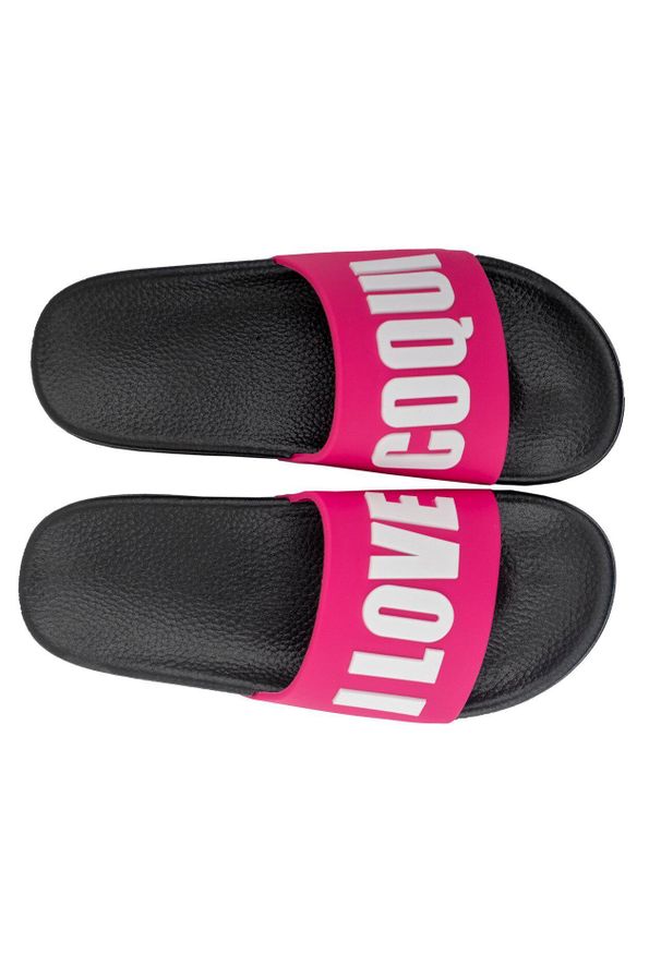 Klapki basenowe dziecięce Coqui Ruki. Kolor: czarny, różowy, wielokolorowy. Styl: sportowy