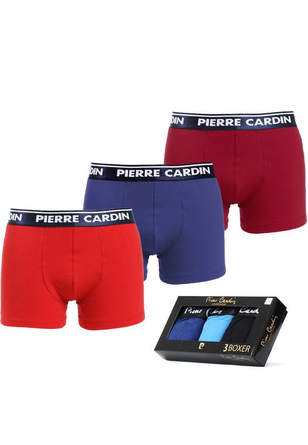 Pierre Cardin - BOKSERKI PIERRE CARDIN 3PAK 306 MIX 3. Materiał: elastan, guma, bawełna