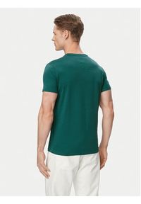 Tommy Jeans T-Shirt DM0DM04411 Zielony ciemny Slim Fit. Kolor: zielony. Materiał: bawełna #3