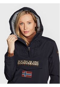 Napapijri Kurtka anorak Rainforest Wint P0A4GM5 Granatowy Regular Fit. Kolor: niebieski. Materiał: syntetyk