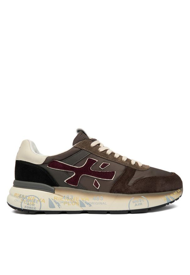 Premiata Sneakersy Mick Var 7714 Brązowy. Kolor: brązowy. Materiał: skóra