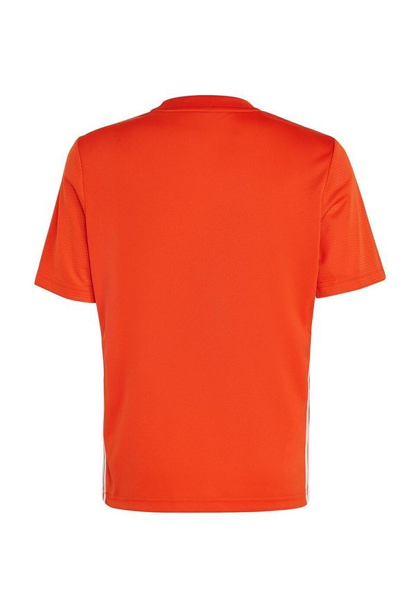 Adidas - Koszulka dla dzieci adidas Tabela 23 Jersey. Kolor: biały, pomarańczowy, wielokolorowy. Materiał: jersey. Sport: piłka nożna