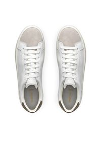Geox Sneakersy U Affile U55BUA 09B22 C1ZA3 Biały. Kolor: biały. Materiał: skóra