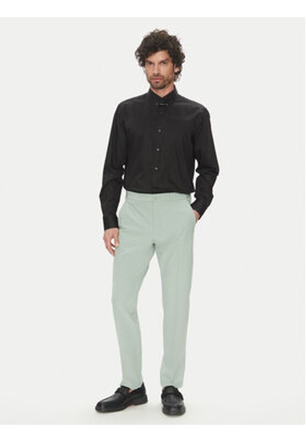 BOSS Spodnie materiałowe T_Commuter-Slim 50534303 Zielony Slim Fit. Kolor: zielony. Materiał: syntetyk