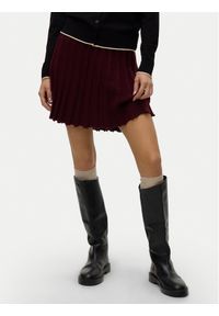 Vero Moda Spódnica plisowana Marina 10331534 Fioletowy Regular Fit. Kolor: fioletowy. Materiał: syntetyk