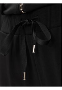 Liu Jo Spodnie dresowe TA4182 J5942 Czarny Regular Fit. Kolor: czarny. Materiał: syntetyk, wiskoza