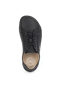 Olivier Damskie minimalistyczne buty skórzane barefoot model 1243 czarne. Okazja: na co dzień. Zapięcie: zamek. Kolor: czarny. Materiał: skóra. Styl: elegancki, casual #10