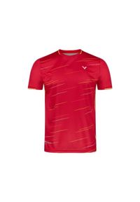 Koszulka do badmintona dla dorosłych Victor T-23101 D. Kolor: czerwony