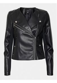 Vero Moda Kurtka z imitacji skóry Riley 10302441 Czarny Slim Fit. Kolor: czarny. Materiał: skóra #4
