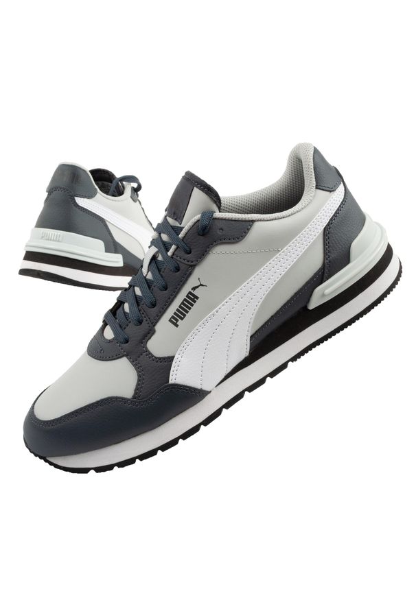 Buty sportowe sneakersy unisex Puma ST Runner v4. Kolor: szary, biały, wielokolorowy