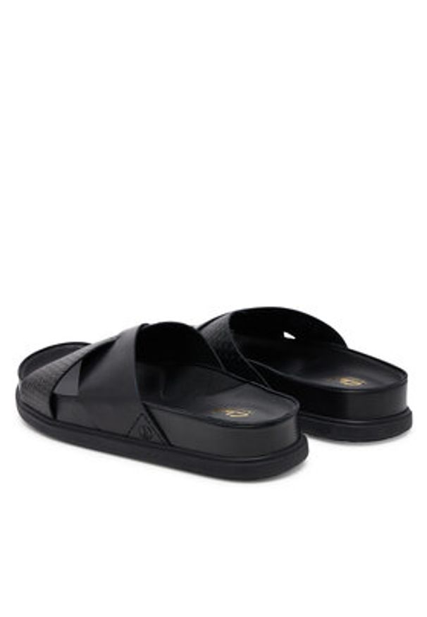 Clarks Klapki Torford Cross 26181382 Czarny. Kolor: czarny. Materiał: skóra