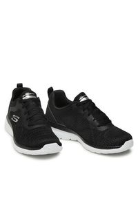 skechers - Skechers Sneakersy Quick Path 12607/BKW Czarny. Kolor: czarny. Materiał: materiał #3