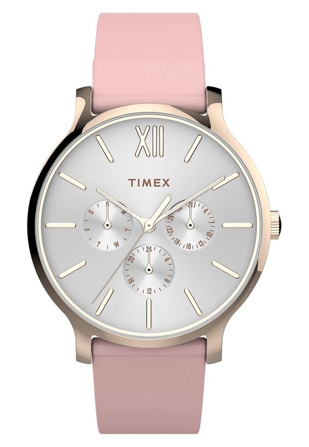 Timex - Zegarek TW2T74300. Kolor: różowy
