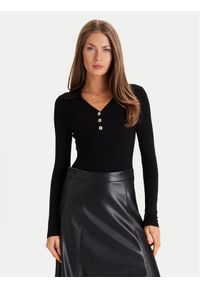 Morgan Sweter 252-MBANOU Beżowy Slim Fit. Kolor: beżowy. Materiał: wiskoza