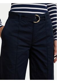 Lauren Ralph Lauren - LAUREN RALPH LAUREN Kuloty 200876606005 Granatowy Wide Leg. Kolor: niebieski. Materiał: bawełna #5