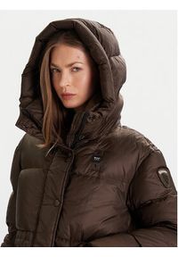 Blauer Kurtka puchowa 25WBLDB03175 Brązowy Regular Fit. Kolor: brązowy. Materiał: syntetyk #2