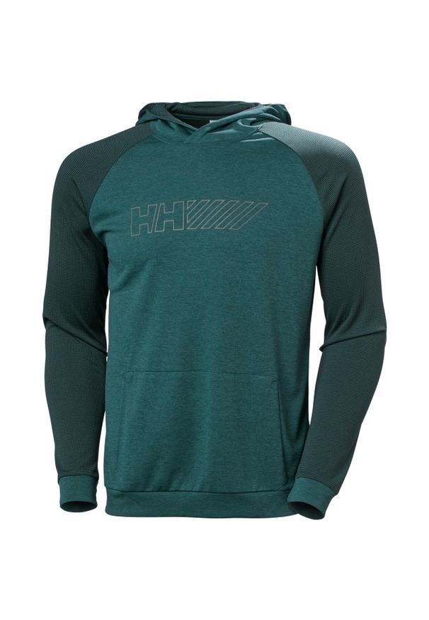 Bluza z kapturem Helly Hansen Lifa Tech Lite. Typ kołnierza: kaptur. Kolor: zielony. Długość rękawa: bez rękawów
