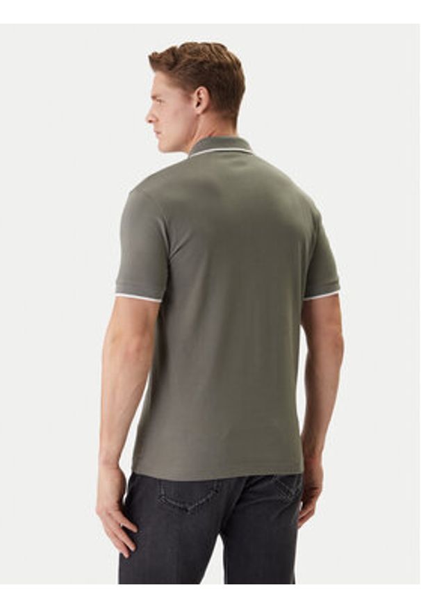 BOSS Polo Passertip 50507699 Szary Regular Fit. Typ kołnierza: polo. Kolor: szary. Materiał: bawełna