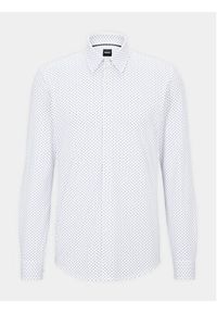 BOSS - Boss Koszula P-Roan 50497111 Biały Slim Fit. Kolor: biały. Materiał: bawełna #2
