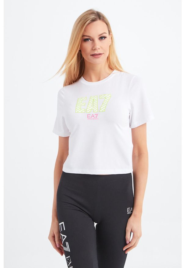 T-shirt EA7 Emporio Armani na co dzień, casualowy