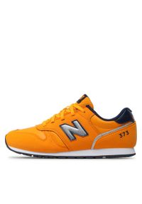 Sneakersy New Balance YC373XH2 Pomarańczowy. Kolor: pomarańczowy. Materiał: skóra. Model: New Balance 373 #1