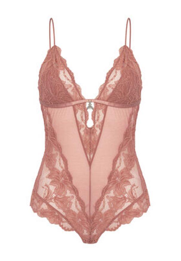 Patrizia Pepe Body 2I0143/A602-B885 Brązowy. Kolor: brązowy. Materiał: syntetyk