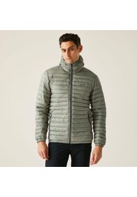 Kurtka turystyczna męska Regatta Hurden. Kolor: szary. Materiał: poliamid. Sport: turystyka piesza #1