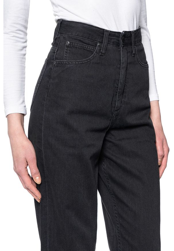Lee - DAMSKIE SPODNIE JEANSOWE LEE STELLA TAPERED BLACK DUNS L31JNECY 112107168