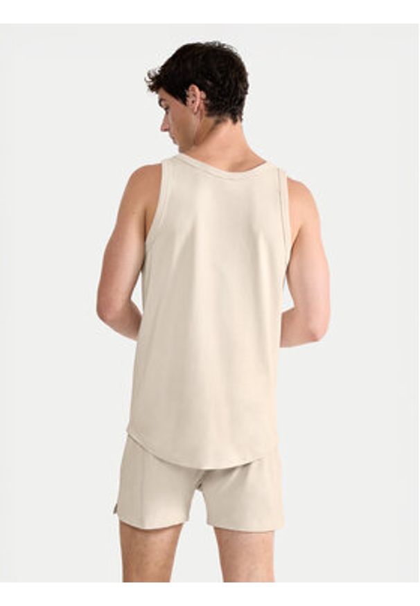 Sloggi Podkoszulek 10222292 Beżowy Regular Fit. Kolor: beżowy. Materiał: bawełna