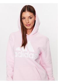 Adidas - adidas Bluza IM0258 Różowy Loose Fit. Kolor: różowy. Materiał: bawełna