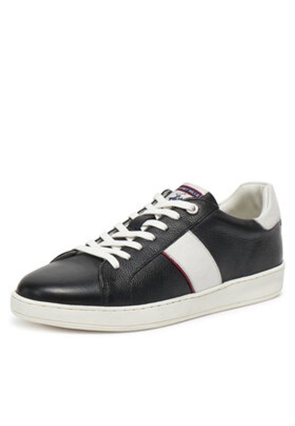 Beverly Hills Polo Club Sneakersy WI44-VOUN-03 Czarny. Kolor: czarny. Materiał: skóra