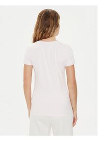 Guess T-Shirt W2YI44 J1314 Różowy Slim Fit. Kolor: różowy. Materiał: bawełna