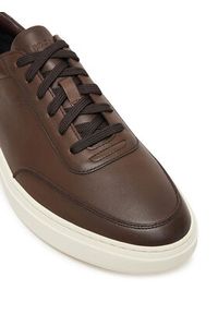 BOSS Sneakersy Kieran 50553142 Brązowy. Kolor: brązowy. Materiał: skóra