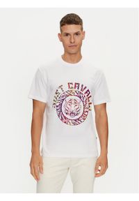 Just Cavalli T-Shirt 76OAHC17 Biały Regular Fit. Kolor: biały. Materiał: bawełna #1