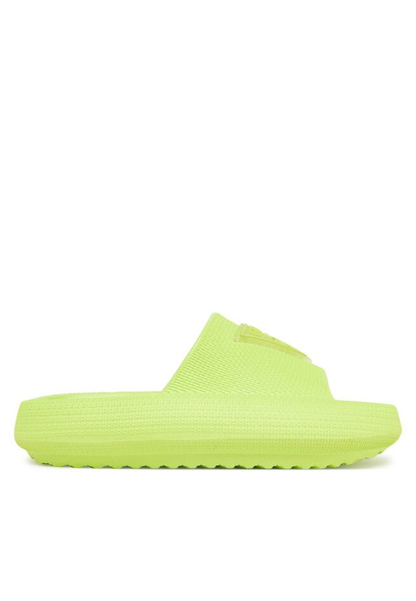 Klapki Guess. Kolor: zielony