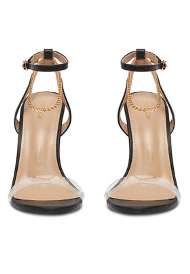 DeeZee Sandały RK0412-2 Czarny. Kolor: czarny. Materiał: skóra