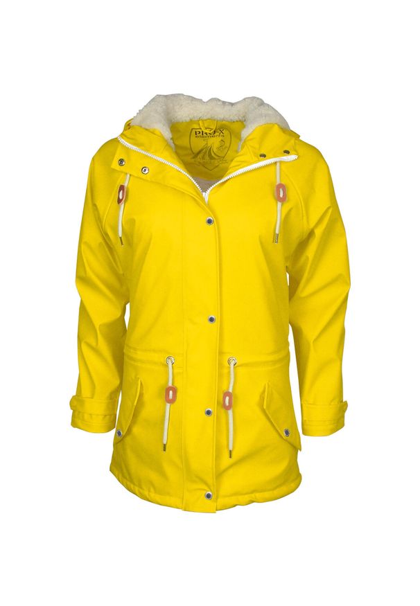 PRO-X ELEMENTS - Płaszcz damski Pro-X Elements Kira. Kolor: żółty. Sport: turystyka piesza