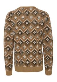 Blend Sweter 20715873 Brązowy Regular Fit. Kolor: brązowy. Materiał: syntetyk #4