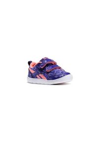 Buty do chodzenia niemowlęce Reebok Ventureflex Critter Feet. Zapięcie: rzepy. Kolor: niebieski. Materiał: materiał, syntetyk, tkanina. Szerokość cholewki: normalna. Sport: turystyka piesza